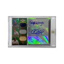 Topps MLB Triple Threads Roberto Alomar Chase Utley Robinson Cano 04/2011 Green