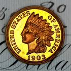 * 1903 * PRISTINE++ BLAZING RED GEM PROOF INDIAN HEAD PENNY * FROM COLLECTION