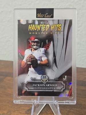2024 JACKSON ARNOLD W.C. HAUNTED HITS RED CRYSTAL DRACULA #HHD-JA 2/2 AUBURN
