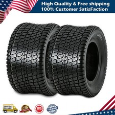 20x10.00-8 Lawn Mower Tires Set Of 2 4 Ply Tubeless Turf Tires 2010.00-8