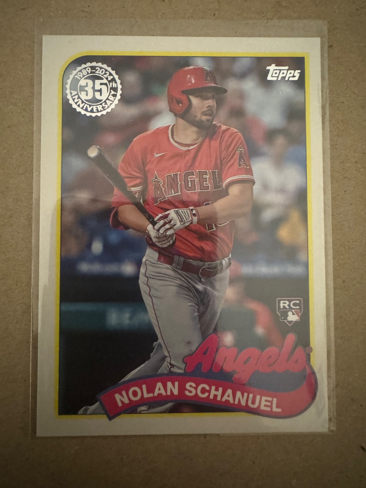 2024 Topps Series 1 - 1989 Topps Baseball Nolan Schanuel #89B-71 (RC)