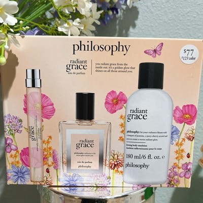 Philosophy Radiant Grace Women s Gift Set Eau de Parfum + Firming Body Emulsion 