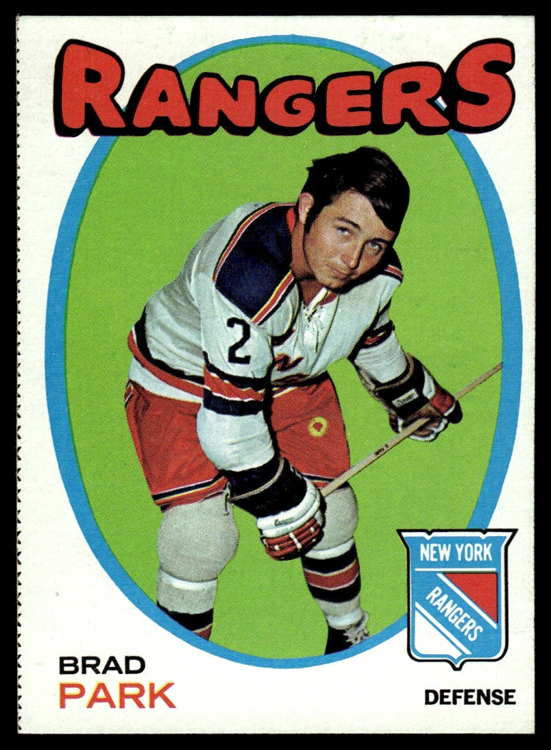 1971-72 Topps Brad Park New York Rangers #40