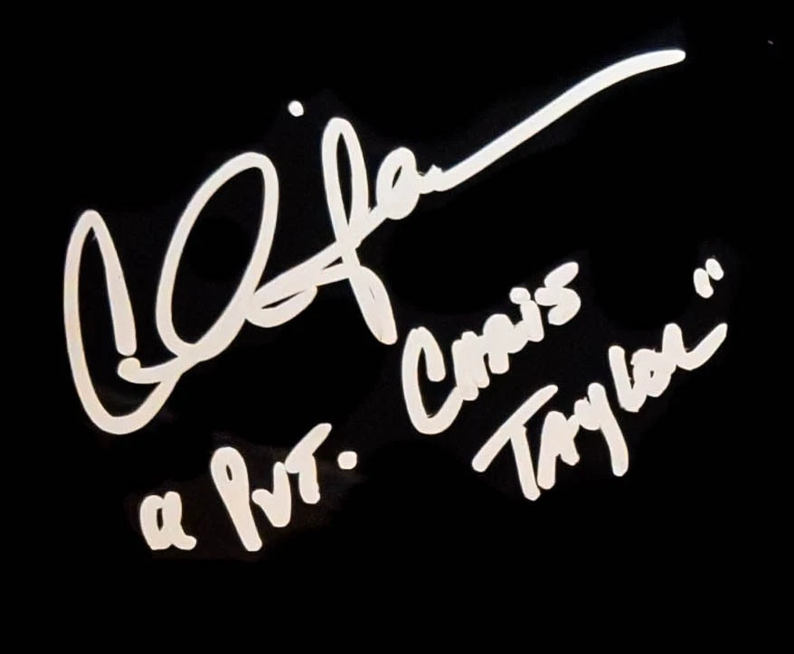 Charlie Sheen assinado emoldurado ORIGINAL 16x20 pintura a óleo inscrição de pelotão JSA - Imagem 3 de 4