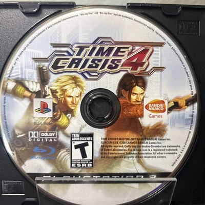 Jeu Time Crisis 4 Version PROMO PRESS Pour PS3 PAL - Très Bon état, Boîte Et Instructions Incluses