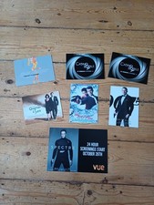 James Bond Vue Odeon Promotional Flyer Cards Set of 7 Skyfall Spectre and Others