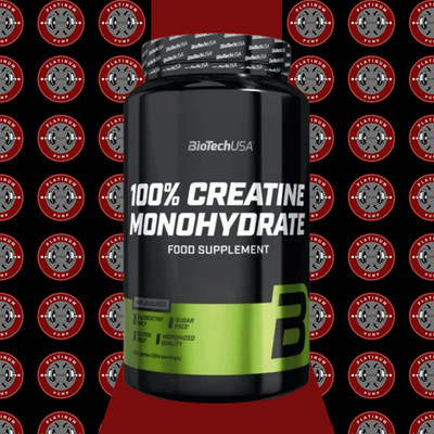 BioTech Creatine Monohydrate 1000g Dose Kreatin Pulver Muskelaufbau Pump