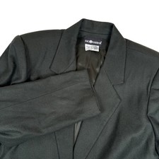 Sag Harbor Womens Blazer Size 14 Green Wool Blend Vtg