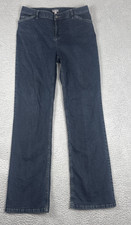 J. Jill Tried True Fit At Waist Women's Jeans Dark Wash Denim Size 12Tall