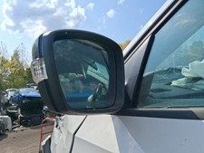 SEAT TOLEDO MK4 2018 HATCHBACK NSF PASSENGER SIDE MANUALFOLD WING MIRROR GREY