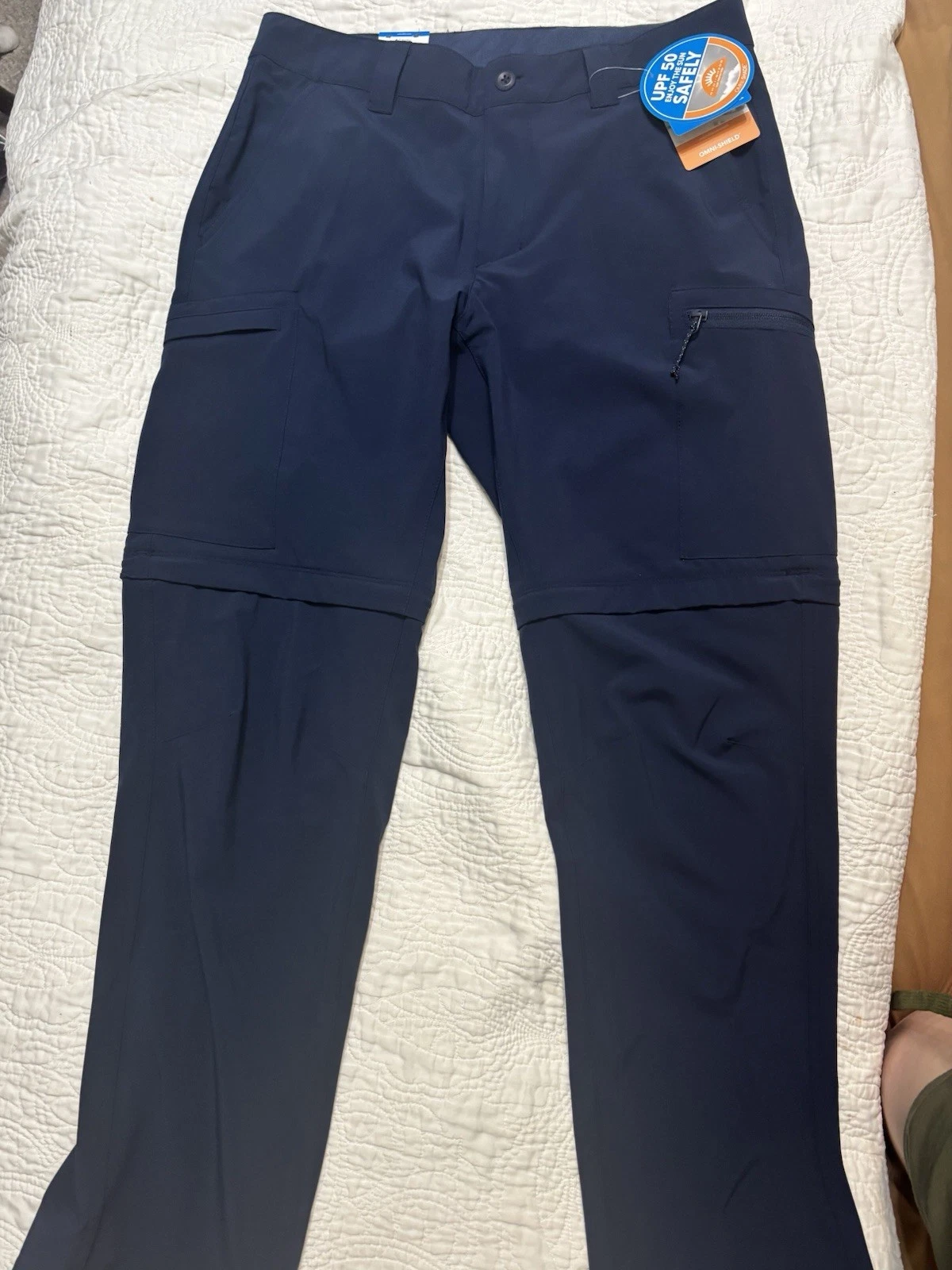 Columbia Men’s Navy PFG Deep Waves Convertible Pant 32/32 NWT
Opens in a new window or tab