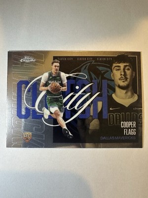 2025-26 Topps Chrome Update - Clutch City Insert Cooper Flagg #YQ-1  (RC)￼