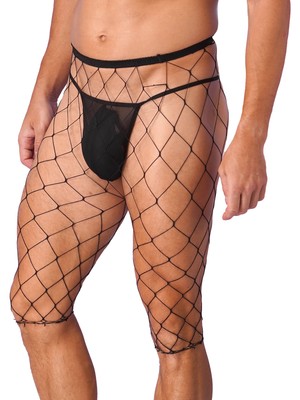 DE Herren Cowboy Hose Metallisch Chaps Pants Überhose mit Quasten Fransen Kostüm