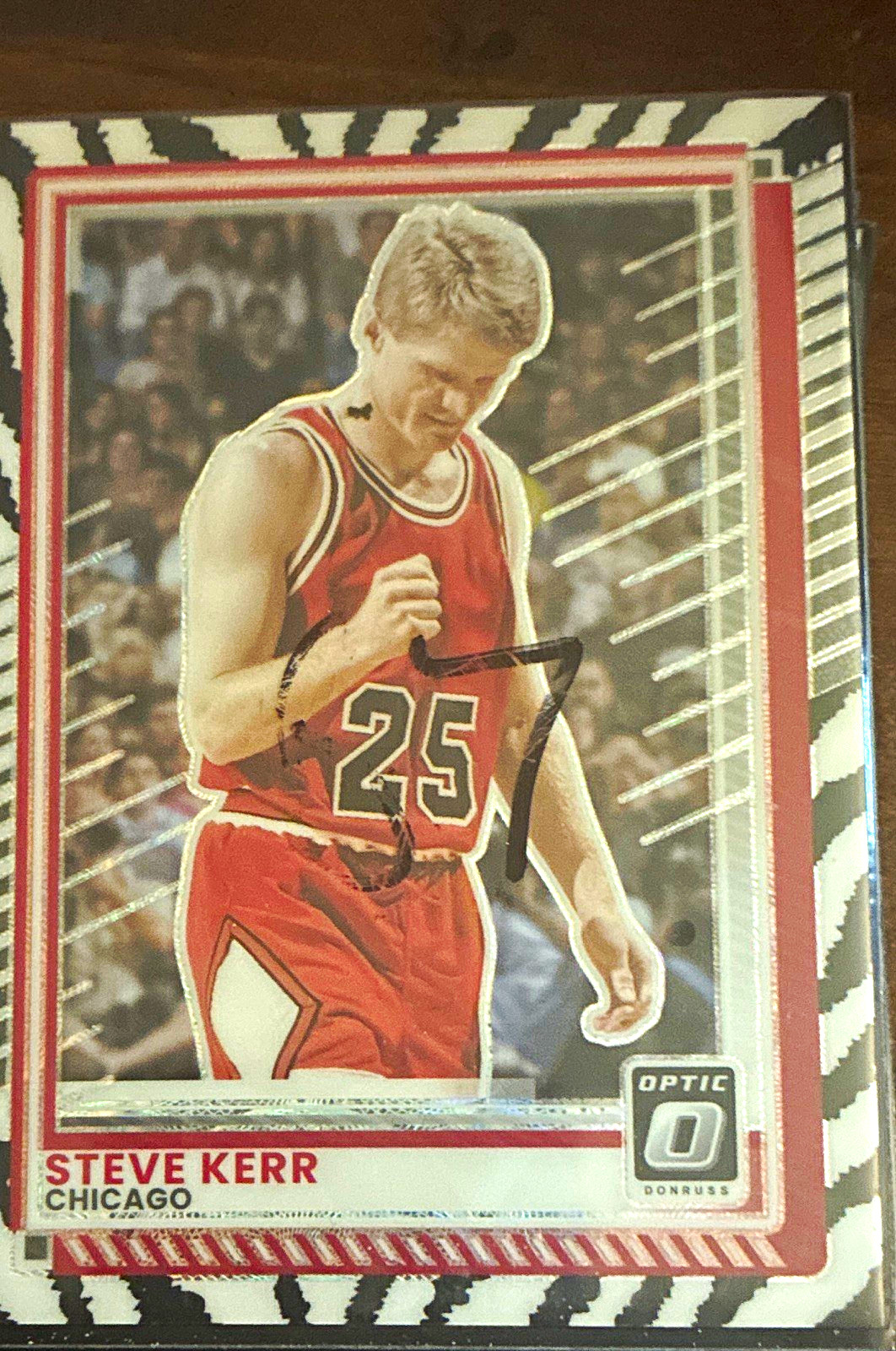 Steve Kerr #26 2023-24 Panini Noir Basketball Reigning Nights Signatures