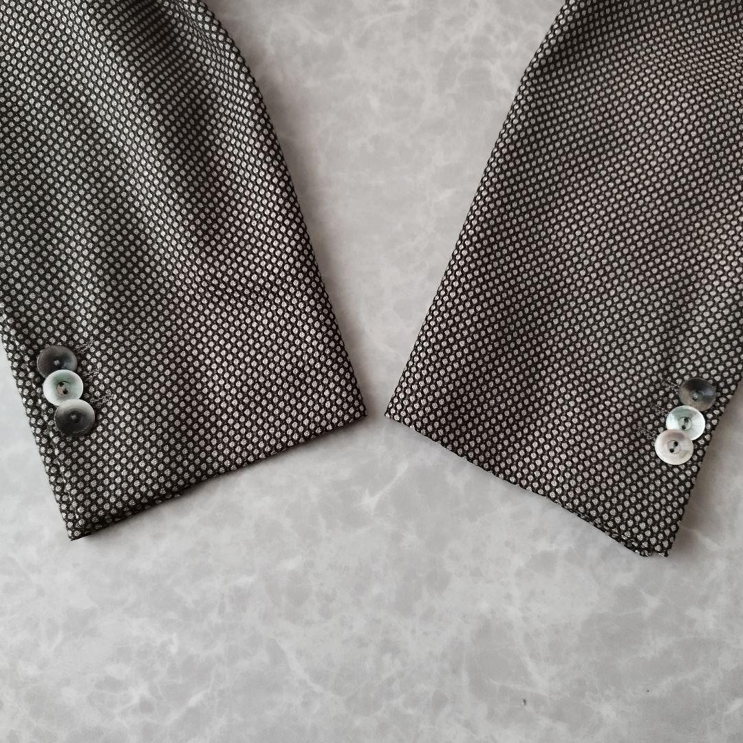 BOGLIOLI DOVER Brown Jacquard Suit Set Size 48 L Made in Italy image 5