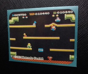 (Game Item) Sticker, Famicom, No. 102, Mario Bros, EX, Amada, Nintendo.