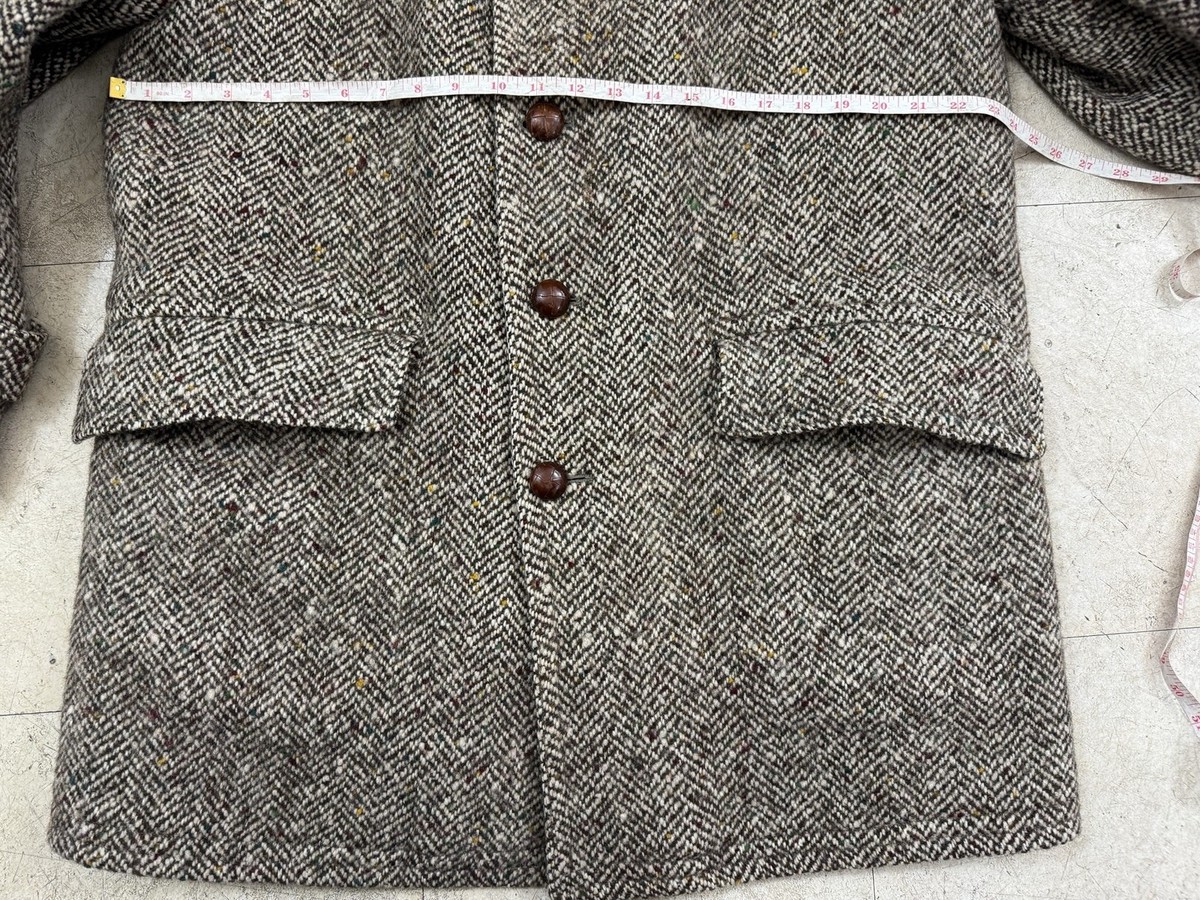McGregor Tweedchester Coat 50s 60s Vtg Johnny Depp Donegal Fleck