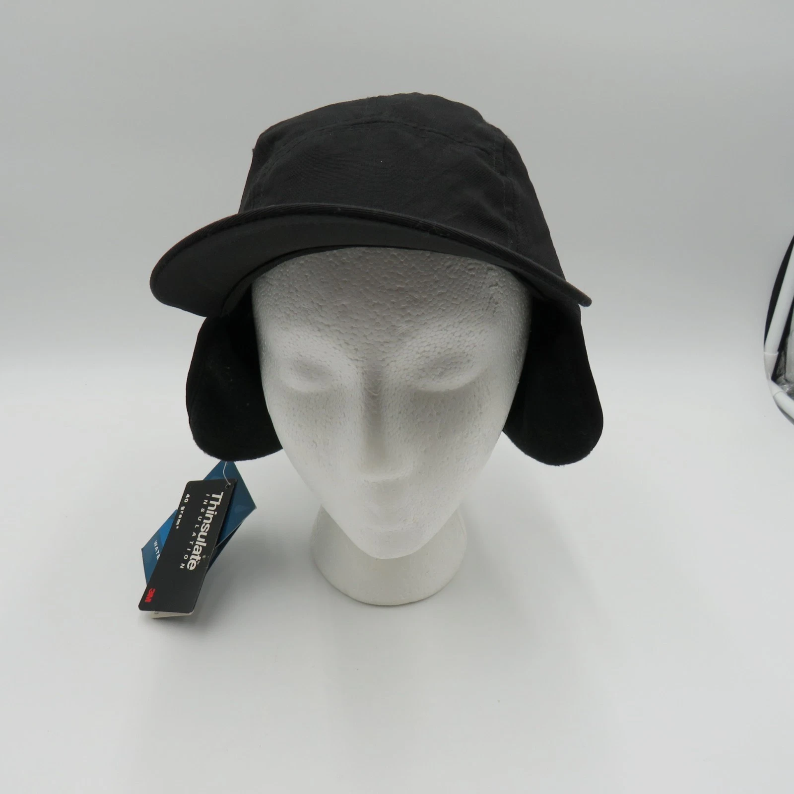 Armadillo Hat Cap Strap Back Mens Medium Waterproof Thinsulate Ear Flap Fleece