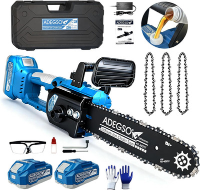 12'' Brushless Cordless Chainsaw, Hand Held Cordless Chain Saw with 2 X 4.0Ah Bat