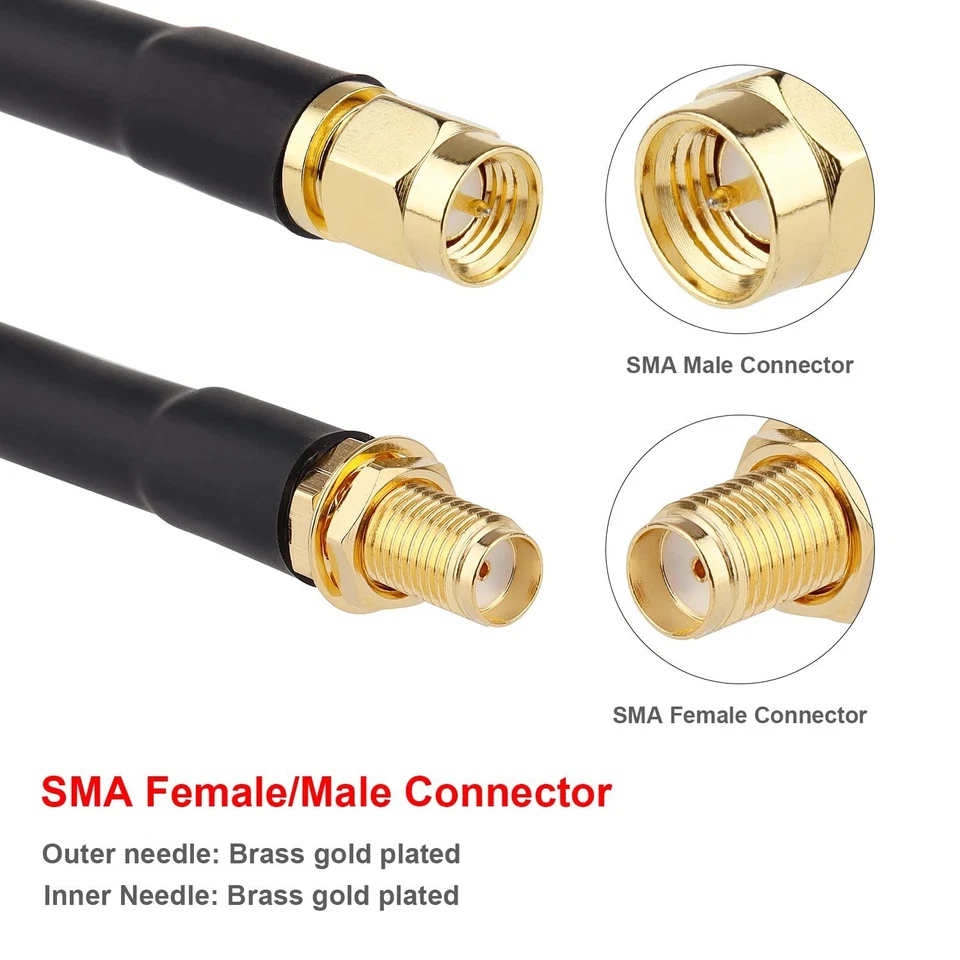 Professional Grade 200ft SMA Antenna Extension Cord - Image 4 of 4