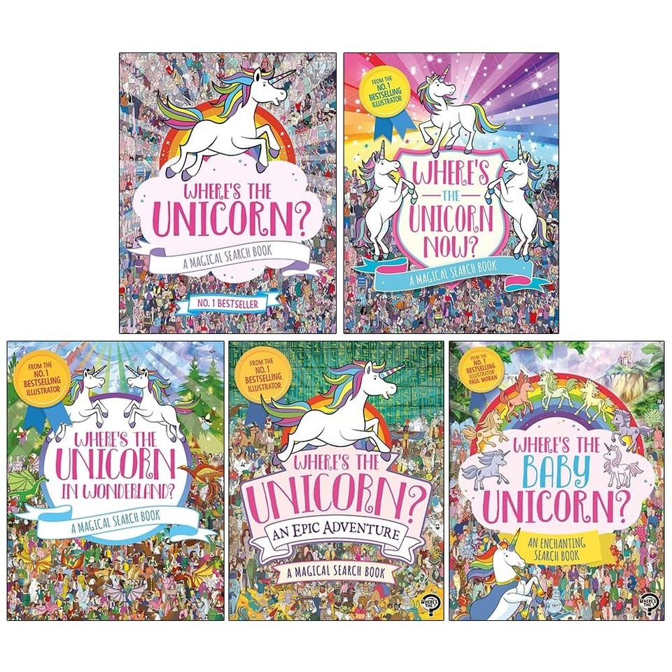 Collction S Where's the Unicorn? A Magical Search and Find Activity Collection 5 ...
