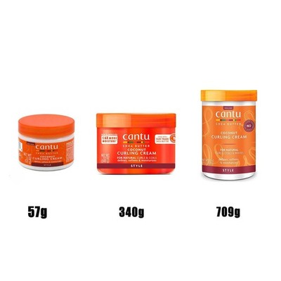 Cantu Sheabutter Kokos Lockencreme für natürliche Locken & Coils 340g, 709g /57g