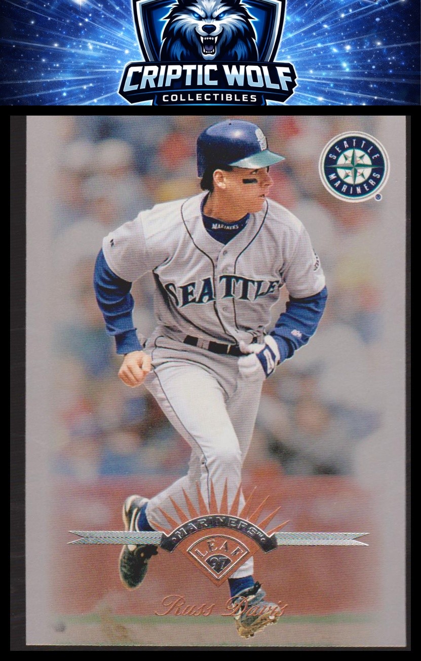 1997 Leaf #162 Russ Davis Seattle Mariners