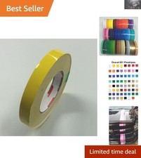 Easy Peel  Stick Yellow Vinyl Striping Tape 651 - 1" x 150ft - Great for Crafts