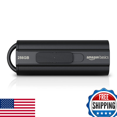 Amazon Basics 256GB USB 3.1 Flash Drive - Ultra Fast Data Transfer Storage