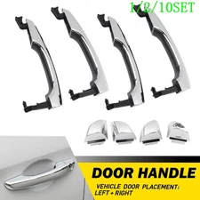 Exterior Front Rear Left Right Door Handle Fit 17-20 Hyundai Elantra Sedan 1-10X