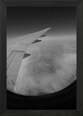 Über den Wolken Gerahmtes Wandbild Poster Leinwanddruck Bild