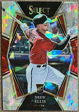 2022 Select Cracked Ice Rookie /25 Drew Ellis #113 Arizona T2 Numbered Parallel