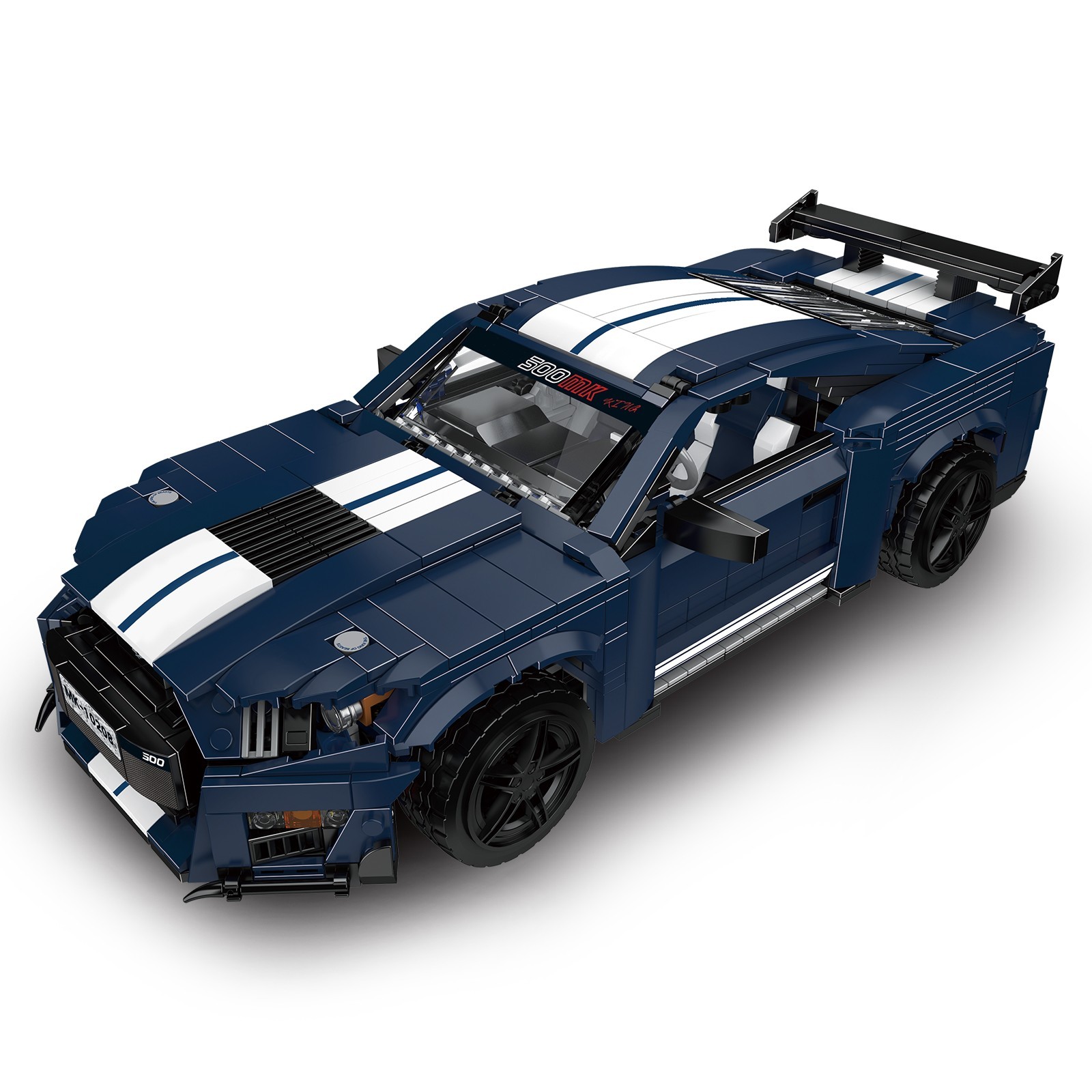Voiture Muscle Car Ford GT500 en briques de construction de 1556 pièces pour adultes collectionneurs