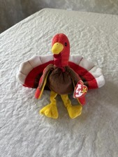 Ty Beanie Baby Gobbles the Turkey DOB November 27, 1996 Free Shipping