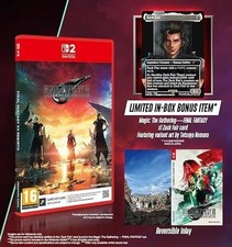 FINAL FANTASY VII REBIRTH NINTENDO SWITCH2 CON CARTA PROMO MAGIC EU CON ITALIANO