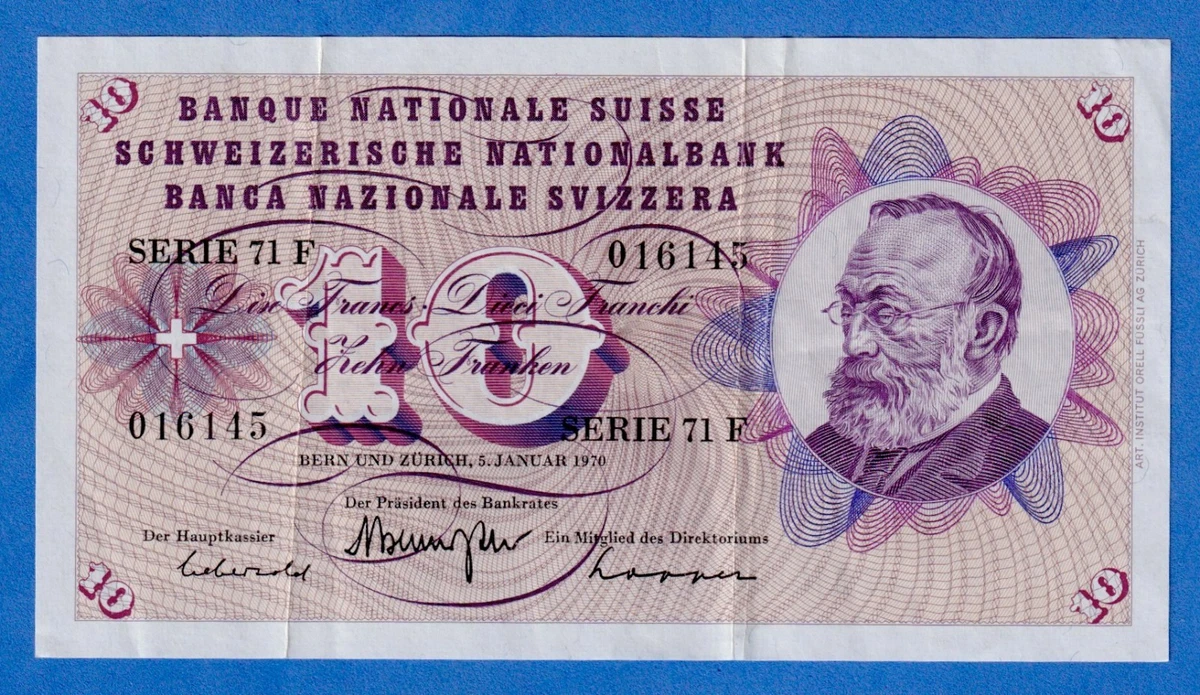 1970 Swiss Paper Money for sale | eBay