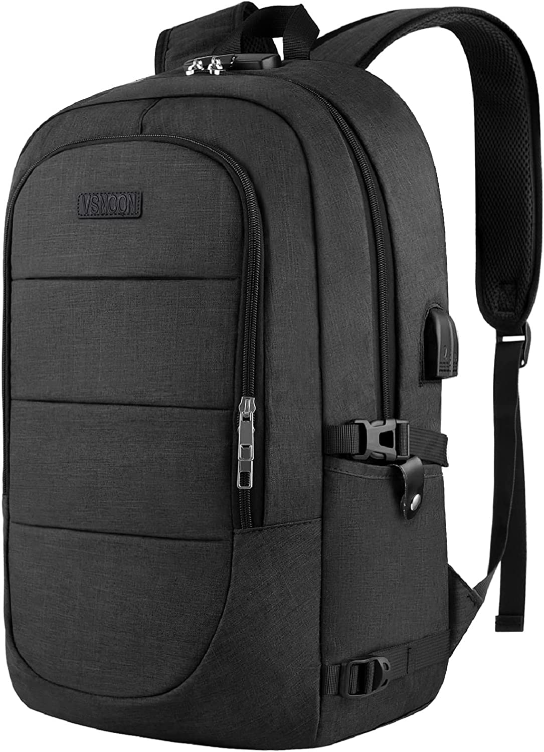 VSNOON Anti-Theft Laptop Backpack, 15.6-17.3 Inch Business Laptop Rucksack Bag w