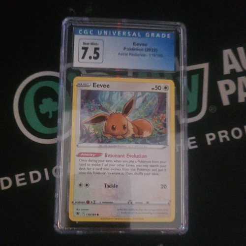 Pokemon Astral Radiance Common Eevee 119/189 CGC 7.5