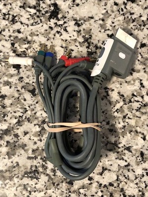 Authentic Microsoft Xbox 360 Component HD Cable - Tested! Free Shipping