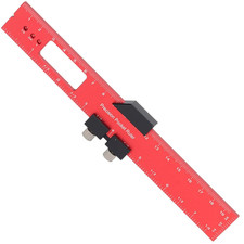 200 Mm Anreißlineal, Präzises Taschenlineal Mit Anschlag, Holzbearbeitungs-Anrei