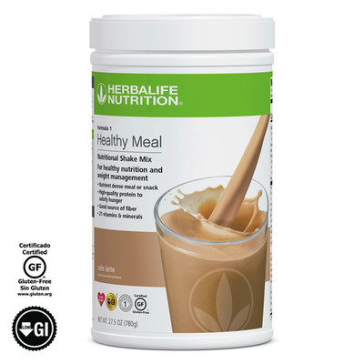 Formula 1 Healthy Meal Nutritional Shake Mix: Café Latte 780g-From USA-EXP 2027
