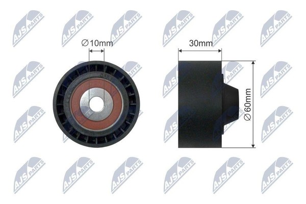 Original NTY Spannrolle Keilriemen RNK-CT-042 FüR CitroëN Peugeot-image