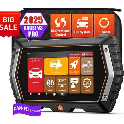 Auto Full System Bi-Directional OBD2 Scanner ABS OIL DPF TPMS Diagnostic Tool
