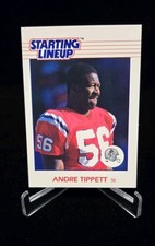 1988 Kenner Starting Lineup Card Andre Tippett NEW ENGLAND PATRIOTS