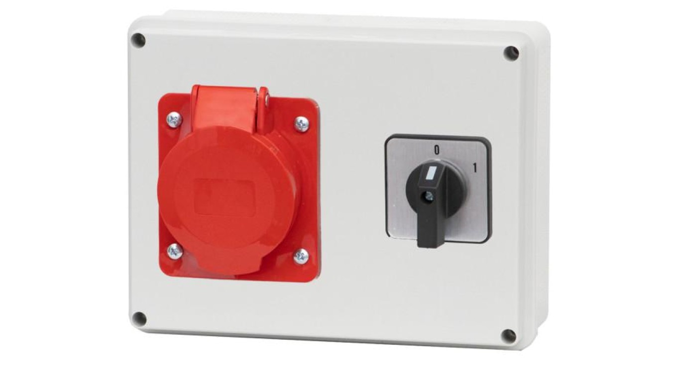 Control Cabinet R-190 Sockets 32A 5p, 0/1 F3.0777