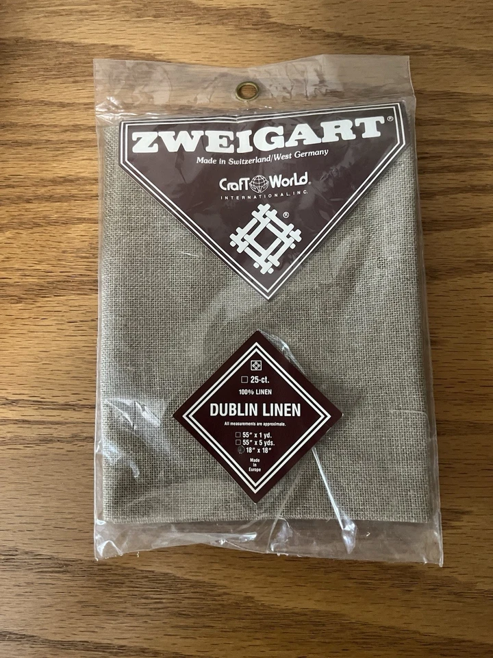 Cross Stitch Fabric 10 Pieces, 1 Lot. New - Image 3 of 4