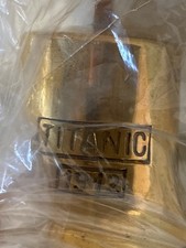 Titanic 1912 London Commemorative Brass Hand Bell with Wood Handle — listing 5