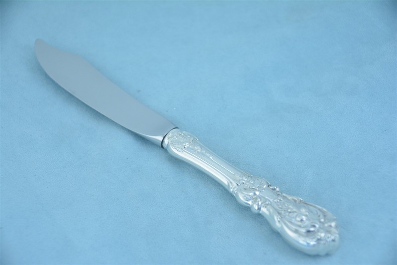 2 Reed & Barton Francis I Sterling Silver 8-1/4" Fish Knife No Monogram