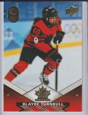 2025-26 UD Tim Hortons Team Canada Olympic #96 Blayre Turnbull