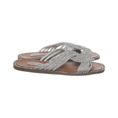 Steve Madden, Pantoletten, Größe: 38, model: neles, Silber, Damen #ZDh